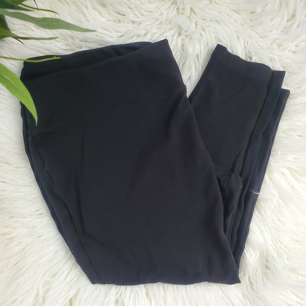 The Limited Black Athleisure Pull On Leggings 3X
